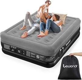Lewondr Luftbett 2 Personen mit Eingebauter Pumpe, 