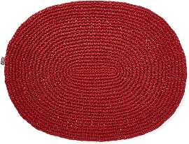 Lexington Platzset Oval Paper Straw Rot 35 x 45 cm