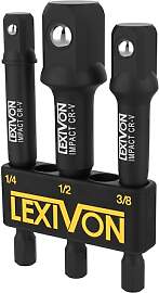 LEXIVON Stecknuss Adapter bit set (3 teiliges