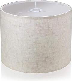 LgowithU Stoff Lampenschirm, Ø 30cm, Mittlerer