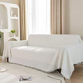 LHGOGO Extra Große Waffel Sofa Überwurf