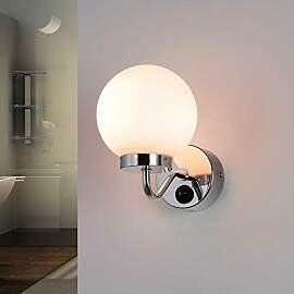 Licht-Erlebnisse Badezimmer Wandleuchte Chrom –