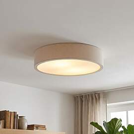 Licht-Erlebnisse Deckenlampe Glas Holz geweißt