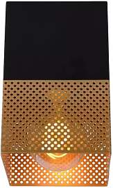 Licht-Erlebnisse Deckenlampe Metall Gold Schwarz