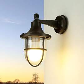 Licht-Erlebnisse Maritime Außenlampe Messing,