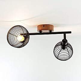 Licht-Erlebnisse Verstellbarer Deckenstrahler Holz 