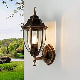 Licht-Erlebnisse Wandlampe Außen Aluminium Glas