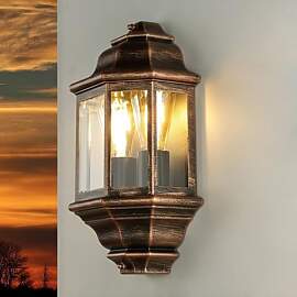 Licht-Erlebnisse Wandlampe Aussen Rustikal, Kupfer 