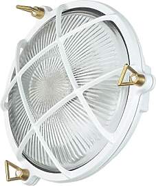 Licht-Erlebnisse Wandlampe Outdoor Messing Glas