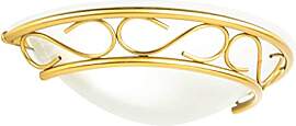 Licht-Erlebnisse Wandleuchte Messing, Wandlampe