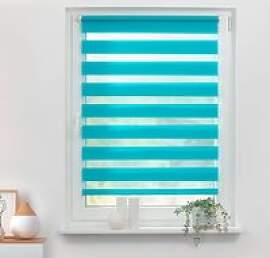LICHTBLICK Doppelrollo Duo blau B/L: ca. 60x150 cm