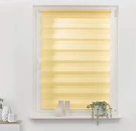 LICHTBLICK Doppelrollo Duo gelb B/L: ca. 55x150 cm