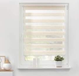 LICHTBLICK Doppelrollo Duo natur B/L: ca. 50x150 cm