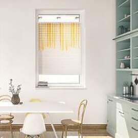 LICHTBLICK Spannplissee Flowing Honey gelb B/L: