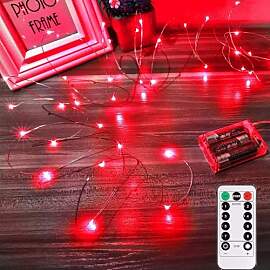 Lichterkette Außen Batterie - 10M LED