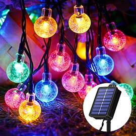 Lichterkette Außen Solar Wetterfest, 100 LED 18M