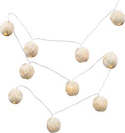 Lichterkette Bamboo Naturfarben max. 0,6 Watt