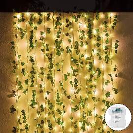 Lichterkette, batteriebetrieben, 100 =LEDs, 10 m,