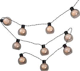 Lichterkette Benny Weiß/Hellgrau max. 0,6 Watt