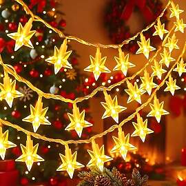 Lichterkette Innen, 6M 40LED Sterne Lichterkette