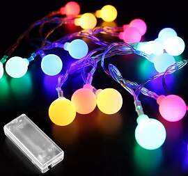 Lichterkette Kugeln Innen Außen 3-meter 20 LED