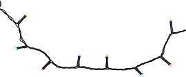 Lichterkette NIP Dunkelgrün max. 4,3 Watt