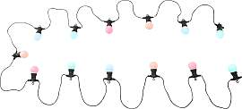 Lichterkette Nirvana in Schwarz max. 0,03 Watt