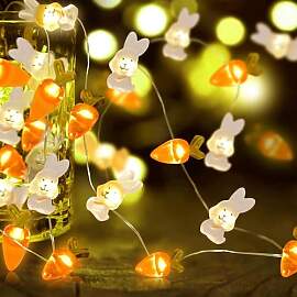 Lichterkette Ostern, LED Lichterkette Ostern,
