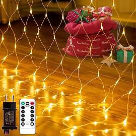 Lichternetz Außen, 3x2m 200 LED Lichterkette