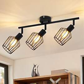 Lichtmaler Deckenstrahler 3 Flammig Schwarz