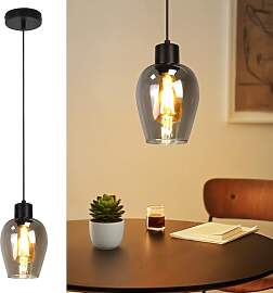 Lichtmaler Hängeleuchte Schwarz Hängelampe