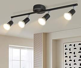 Lichtmaler LED Deckenlampe 4 Flammig Deckenspots - 