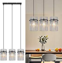 Lichtmaler Pendelleuchte Schwarz Hängelampe