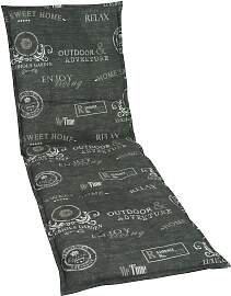 Liegenauflage GO-DE, grau (anthrazit), B:190cm