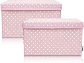 LIFENEY 2-Set Aufbewahrungsbox Kinder (37x25x21cm) 