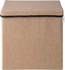 LIFENEY Aufbewahrungsbox mit Deckel in Braun I