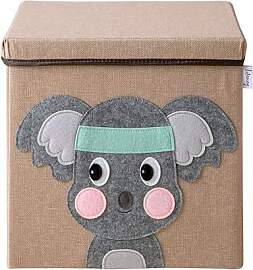 LIFENEY Aufbewahrungsbox mit Deckel und Koala I