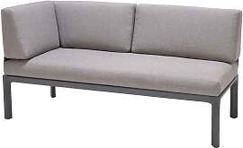 LifestyleGarden Dalgas Diningsofa Aluminium/Olefin