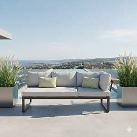 LifestyleGarden Jimmy Diningsofa verstellbar