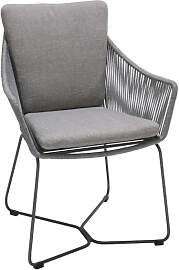 LifestyleGarden Opal Gartensessel Stahl mit Sitz-