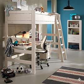 LIFETIME Hochbett Original Kiefer Massivholz mit