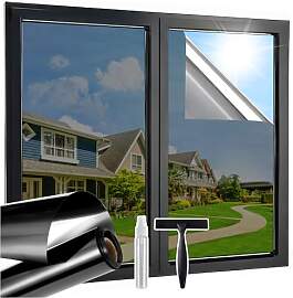 Lifetree Spiegelfolie Fensterfolie Bickdicht