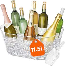 Lifewit 11,5 L Große Sektkühler Schale mit