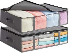 Lifewit 2 Stück 40L Unterbett Aufbewahrungsbox,