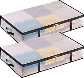 Lifewit 2 Stück Transparente Plastik Unterbett