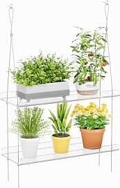 Lifewit 2 Stufen Fensterregal Pflanzen zum