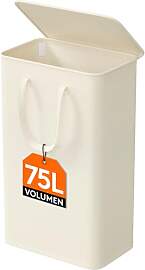 Lifewit 75L Wäschekorb Schmal mit Deckel,
