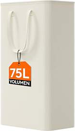 Lifewit 75L Wäschekorb schmal mit Griffen,