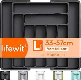 Lifewit Besteckkasten für Schublade,