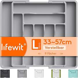 Lifewit Besteckkasten für Schublade,